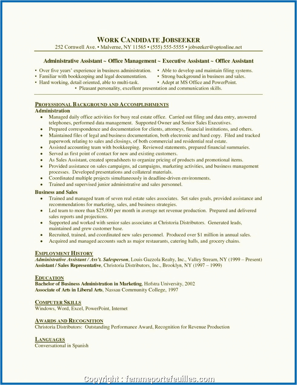 Sample Objectives In Resume for Business Administration Professional Business Administration Resume Objective for