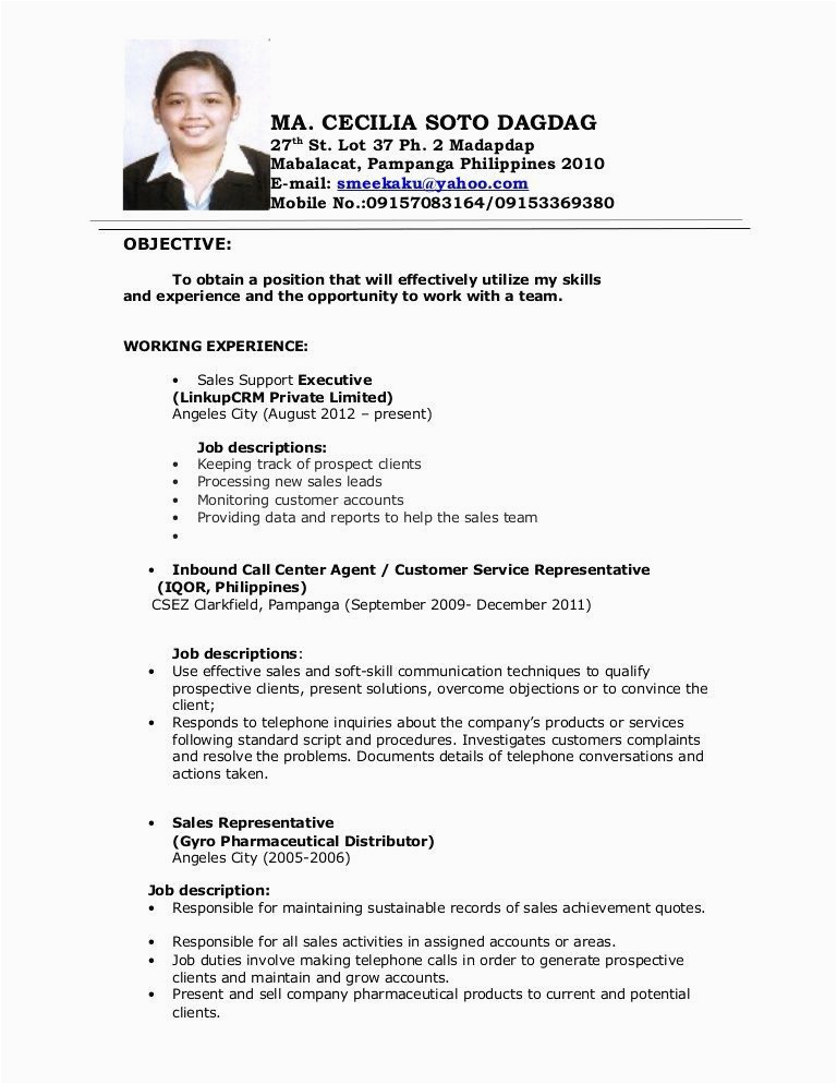 Sample Resume for A Customer Service No Experience Resume for Bank Customer Service Representative with No Experience