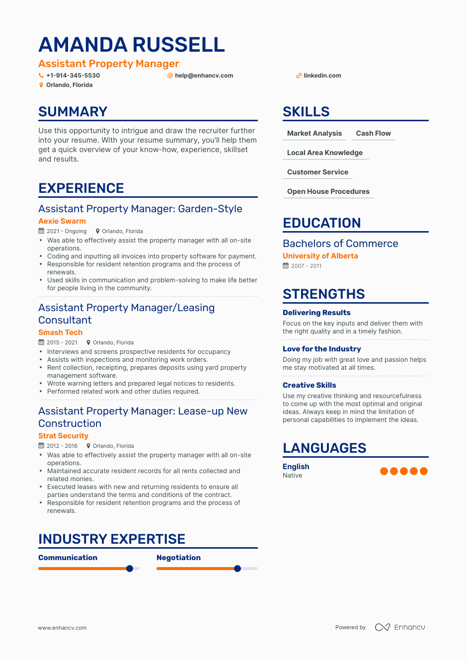 Sample Resume for assistant Property Manager Accomplishments assistant Property Manager Resume Examples & Guide for 2022 Layout