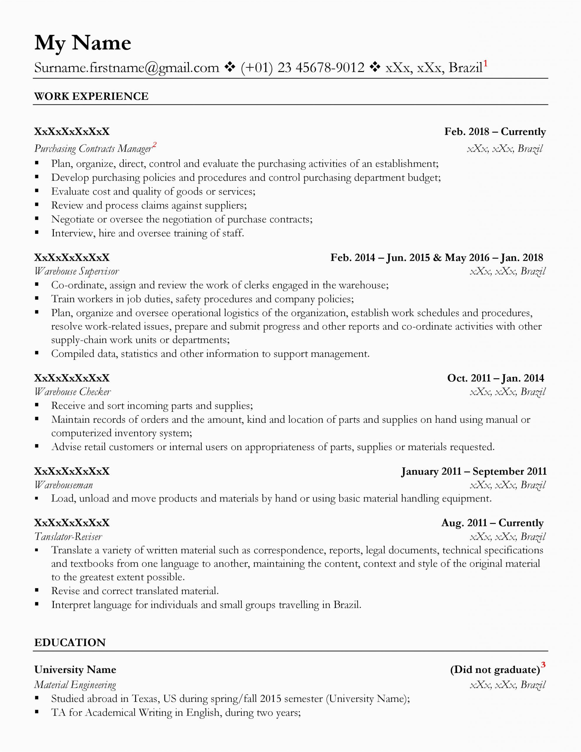 Sample Resume for Canada Post Job is My Résumé Good Enough for Canada Resumes