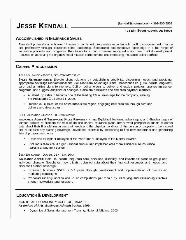 Sample Resume for Insurance Sales Executive Insurance Sales Agent Resume Beautiful Insurance Sales Manager Resume