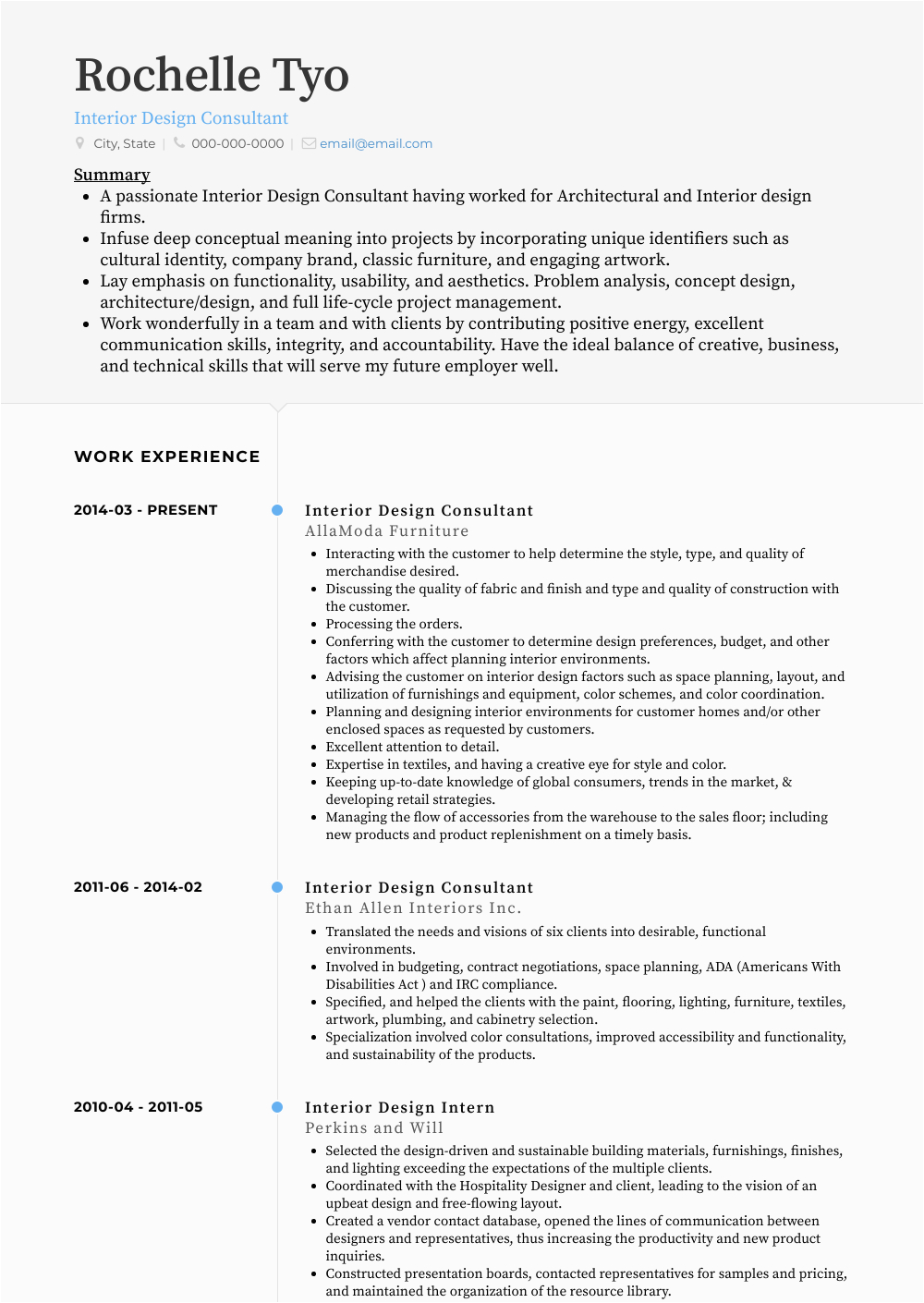 Sample Resume for Interior Design Consultant Design Consultant Resume Samples 1 Resource for Templates & Skills