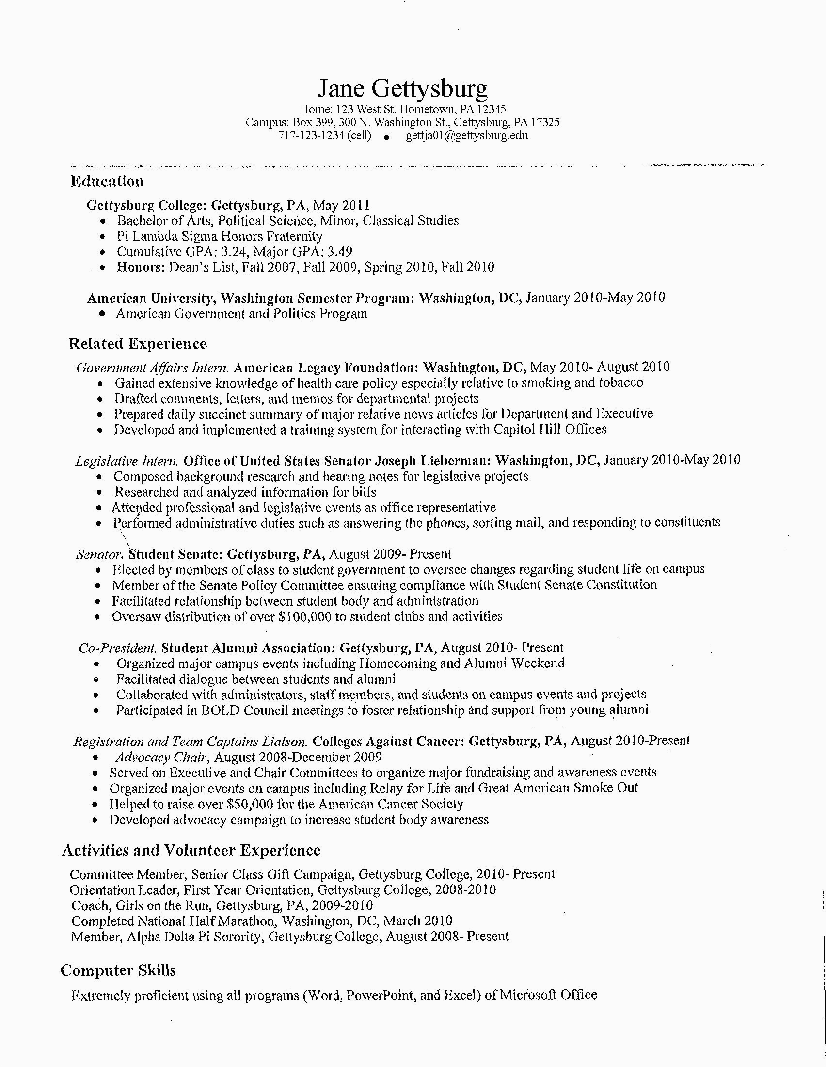 Sample Resume for No Work Experience College Student Sample High School Student Resume 8 Examples In Word Pdf