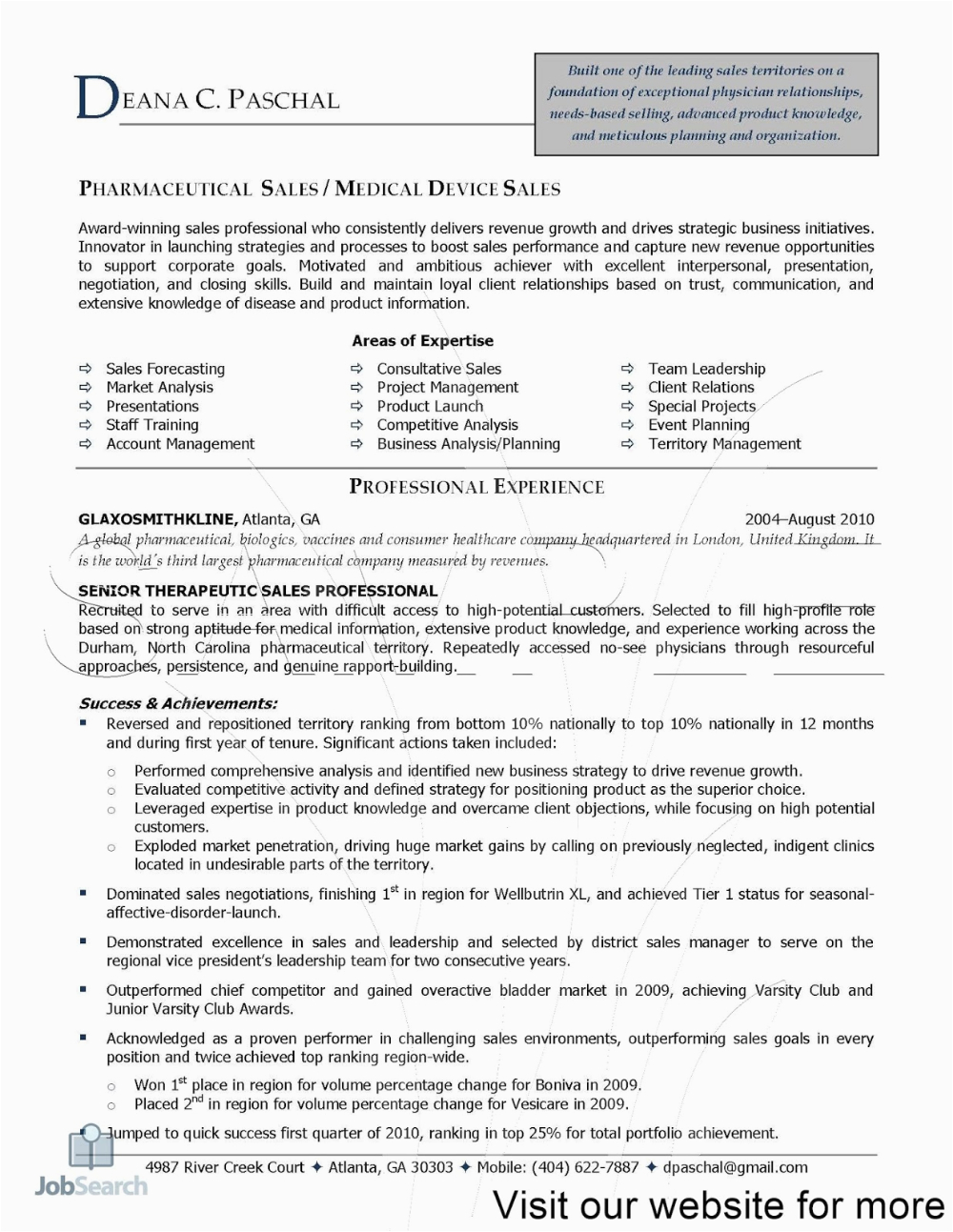 Sample Resume for Pharmaceutical Sales Entry Level 33 Entry Level Pharmaceutical Sales Resume Sample for Your School Lesson