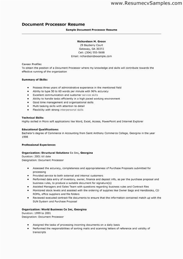 Sample Resume Objective for Entry Level Clerical Position 10 Best Clerical Resumes Images On Pinterest