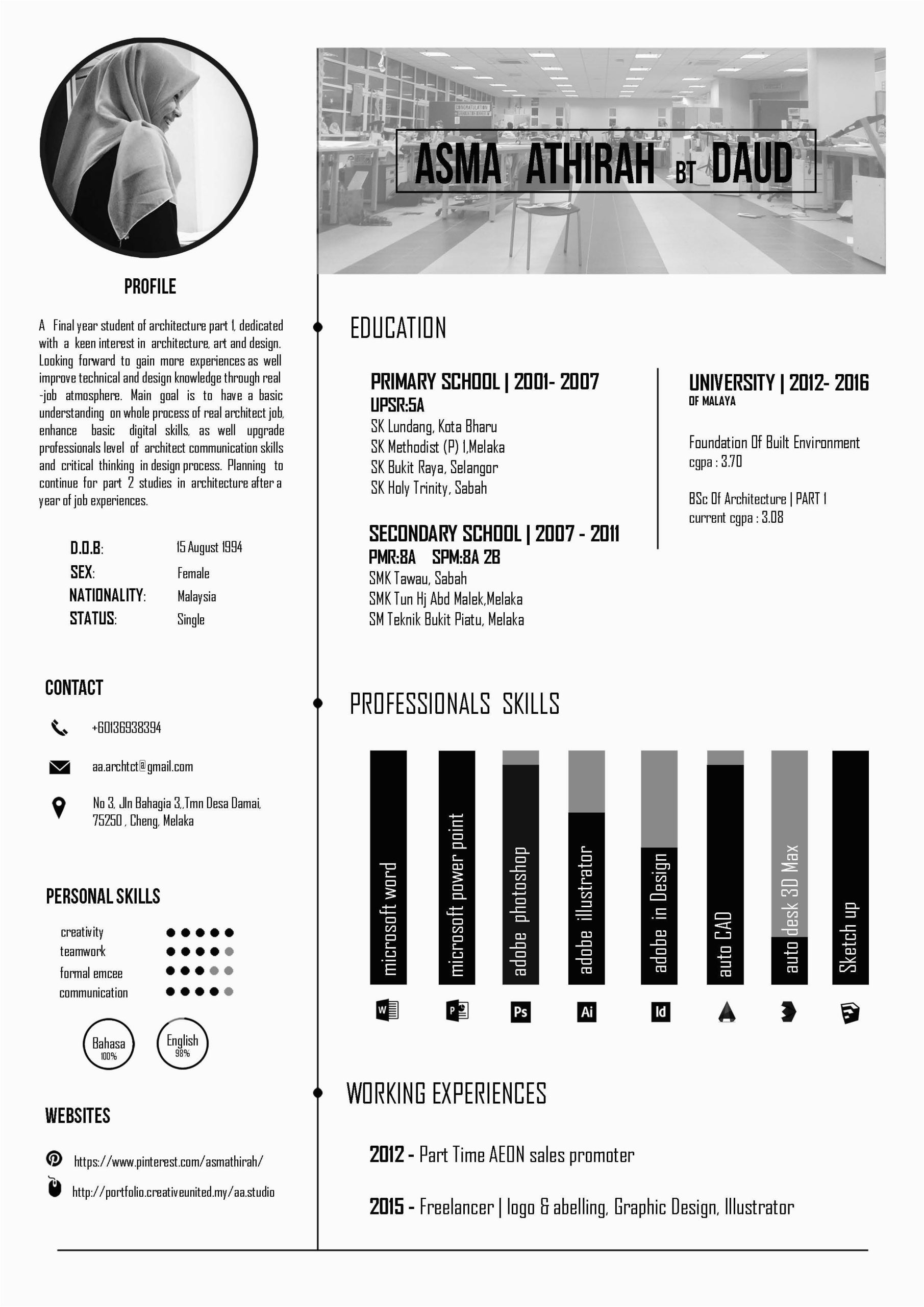 Sample Resume Of An Architecture Student Creative Architecture Student Resume for Internship Best Resume Examples
