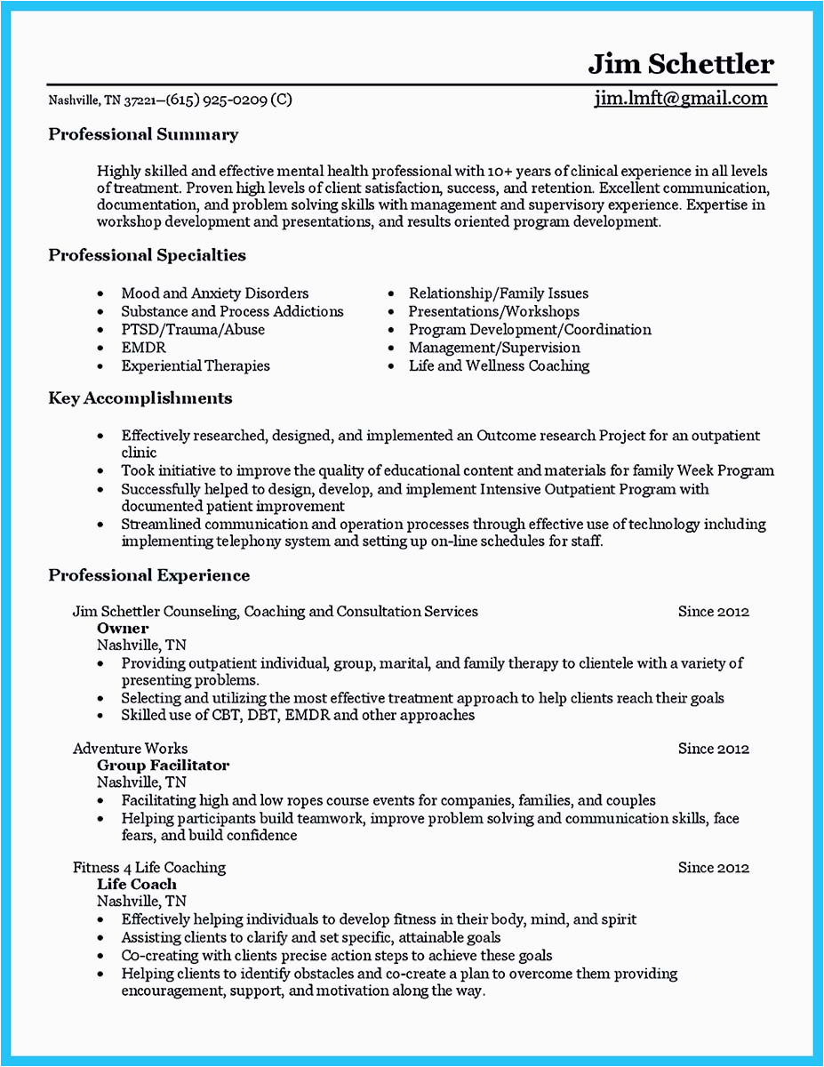 Sample Resume Outline for Counseling Position Outstanding Counseling Resume Examples to Get Approved