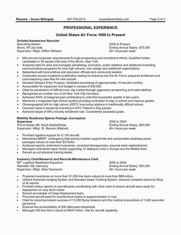 Samples for Resume for Faderal Jobs Federal Government Resume Example O