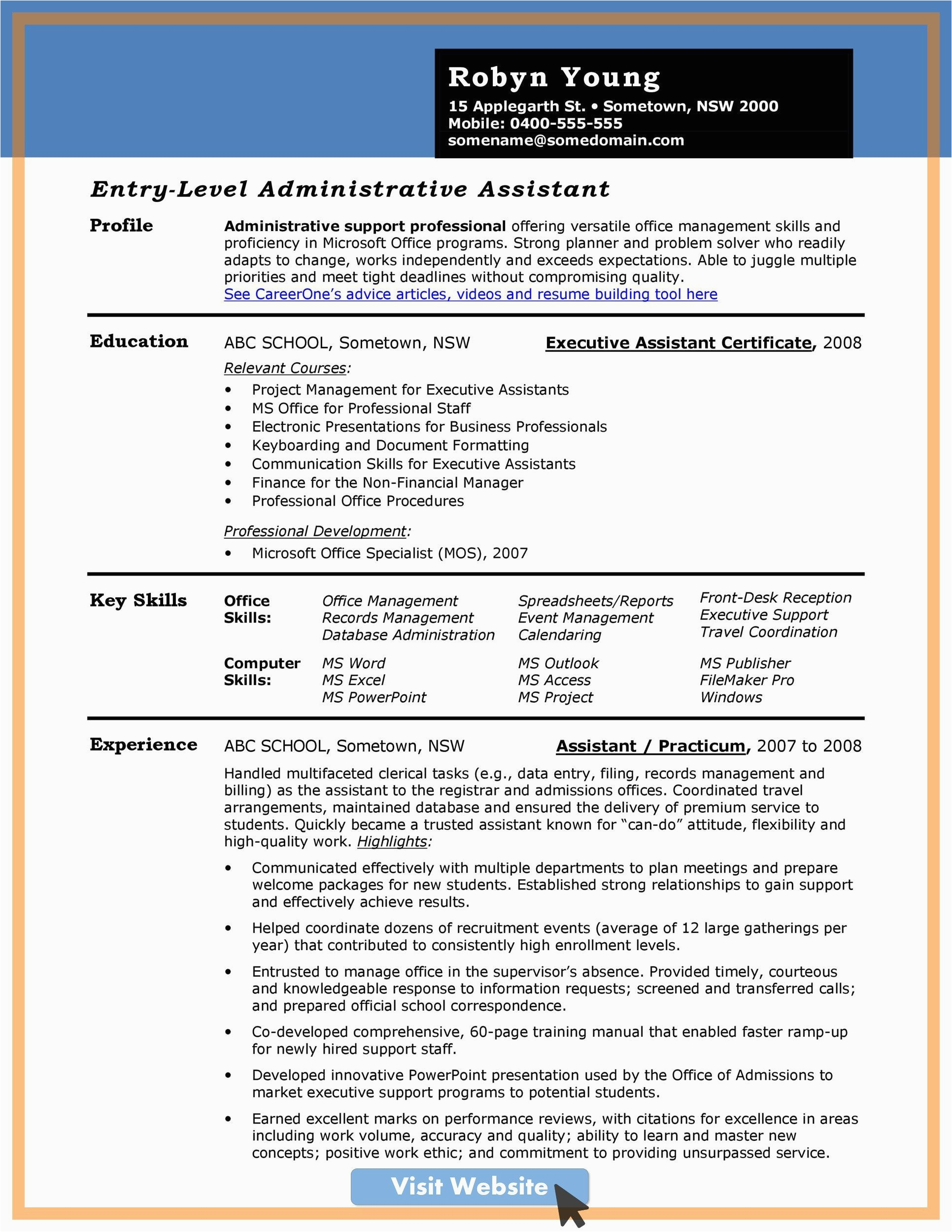 Skills Based Resume Template Administrative assistant Listing Administrative Skills Resume Resume Administrative