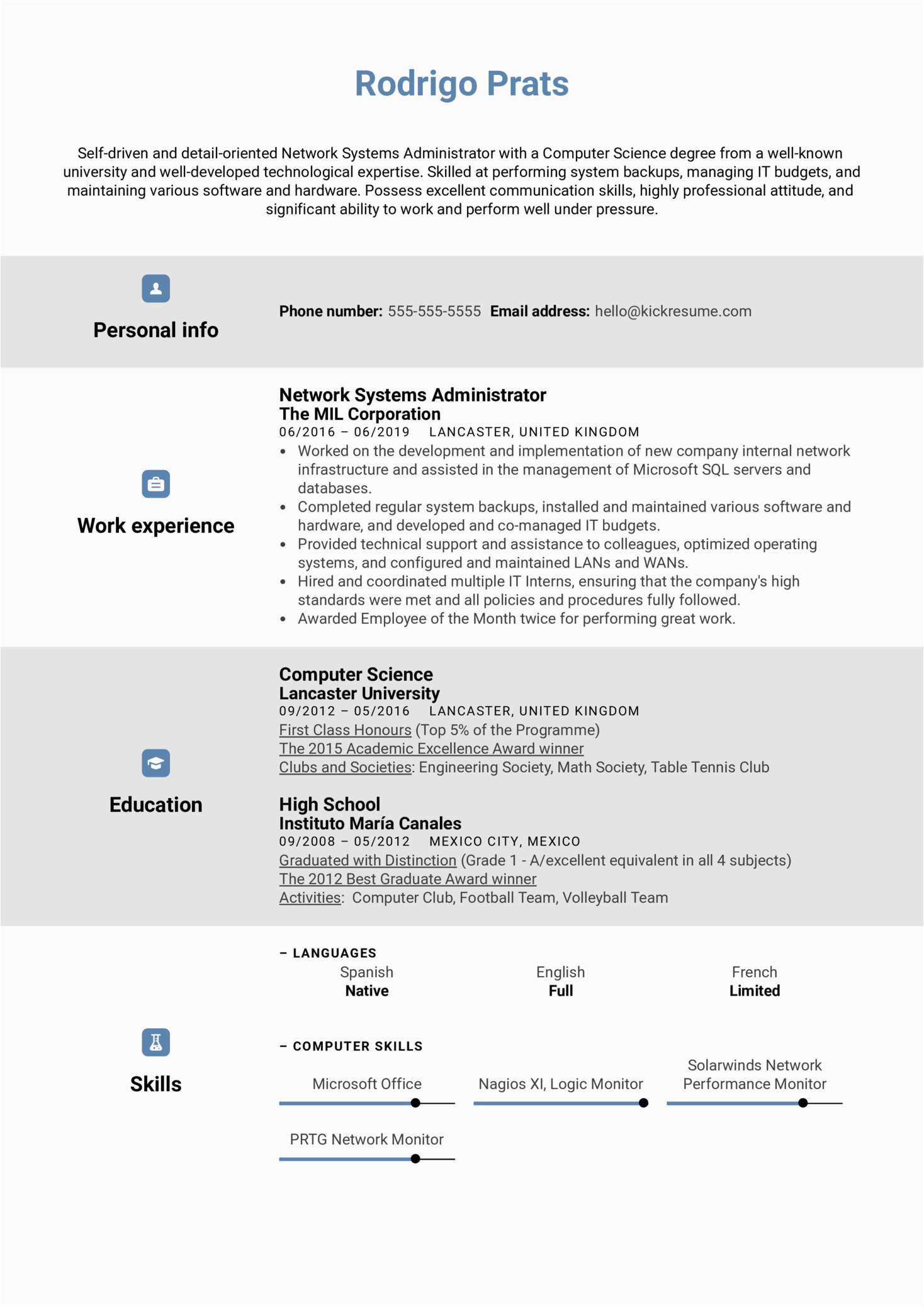 Systems and Network Administrator Resume Sample Network Systems Administrator Resume Template