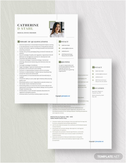 Systems Engineer Medical Device Resume Samples Medical Device Engineer Resume Template [free Pages] Word Apple
