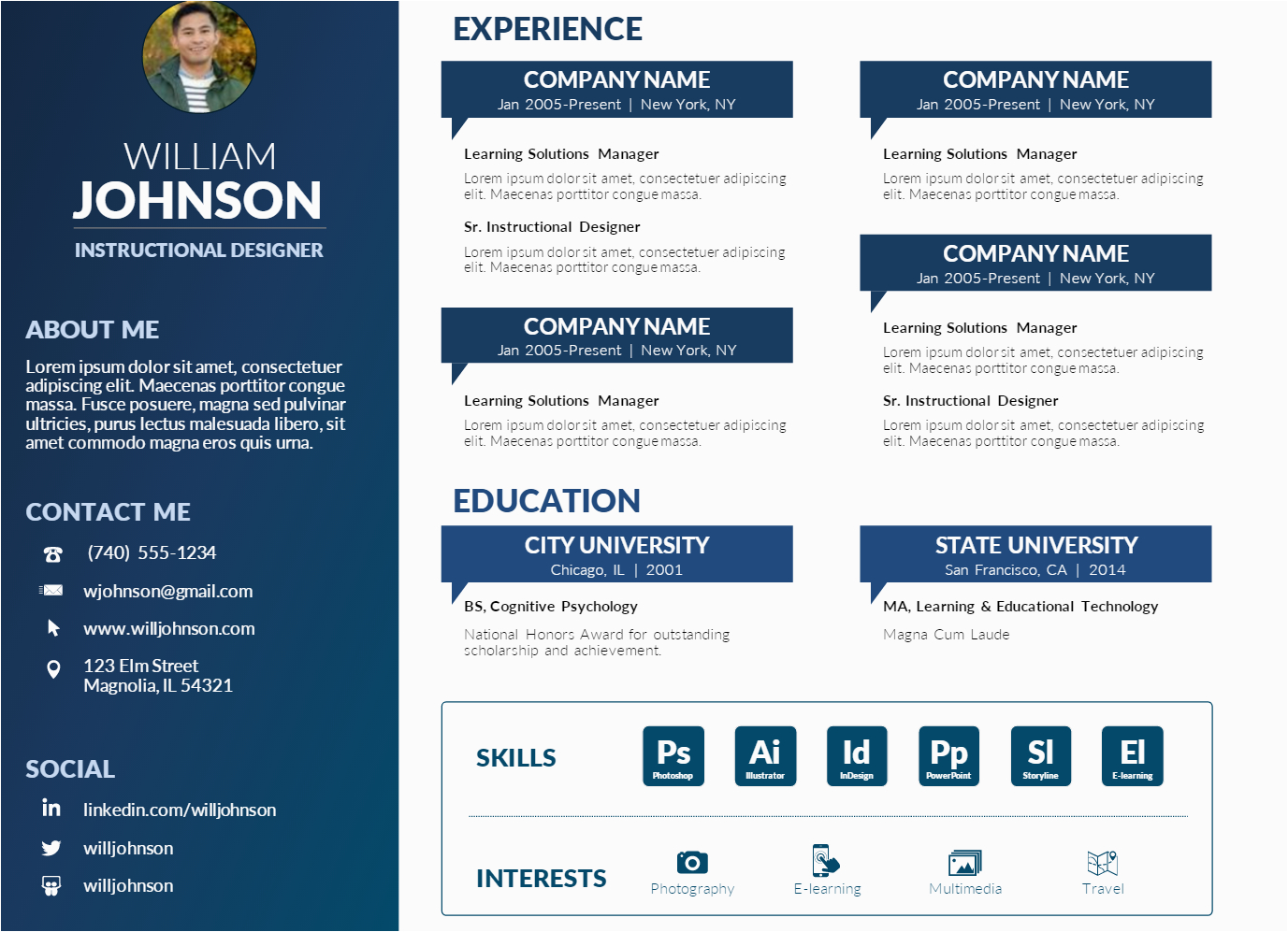 Visual Resume Powerpoint Templates Free Download Free Powerpoint Visual Resume Template – Mike Taylor