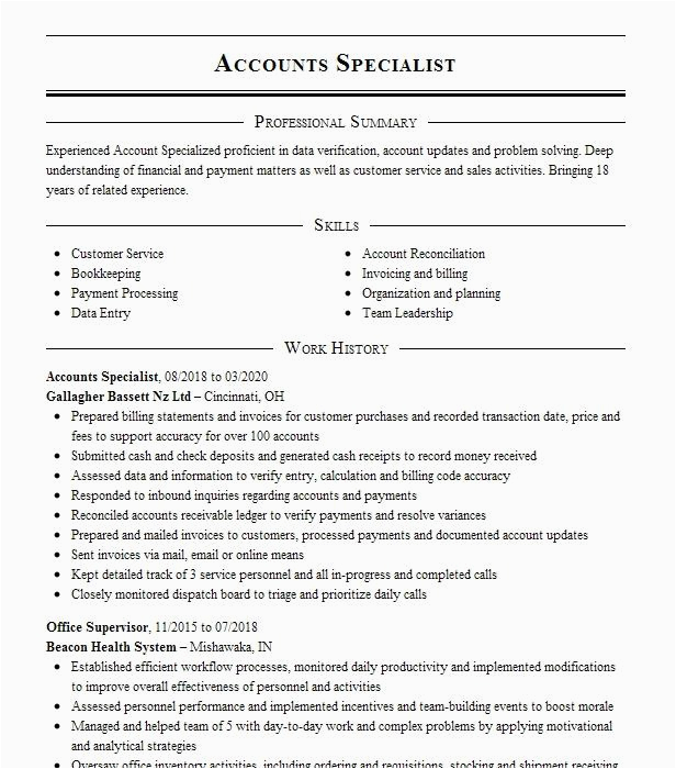 Accounts Payable Sample Resume In New York Accounts Payable Erp Specialist Resume Example Saint Gobain Broomall