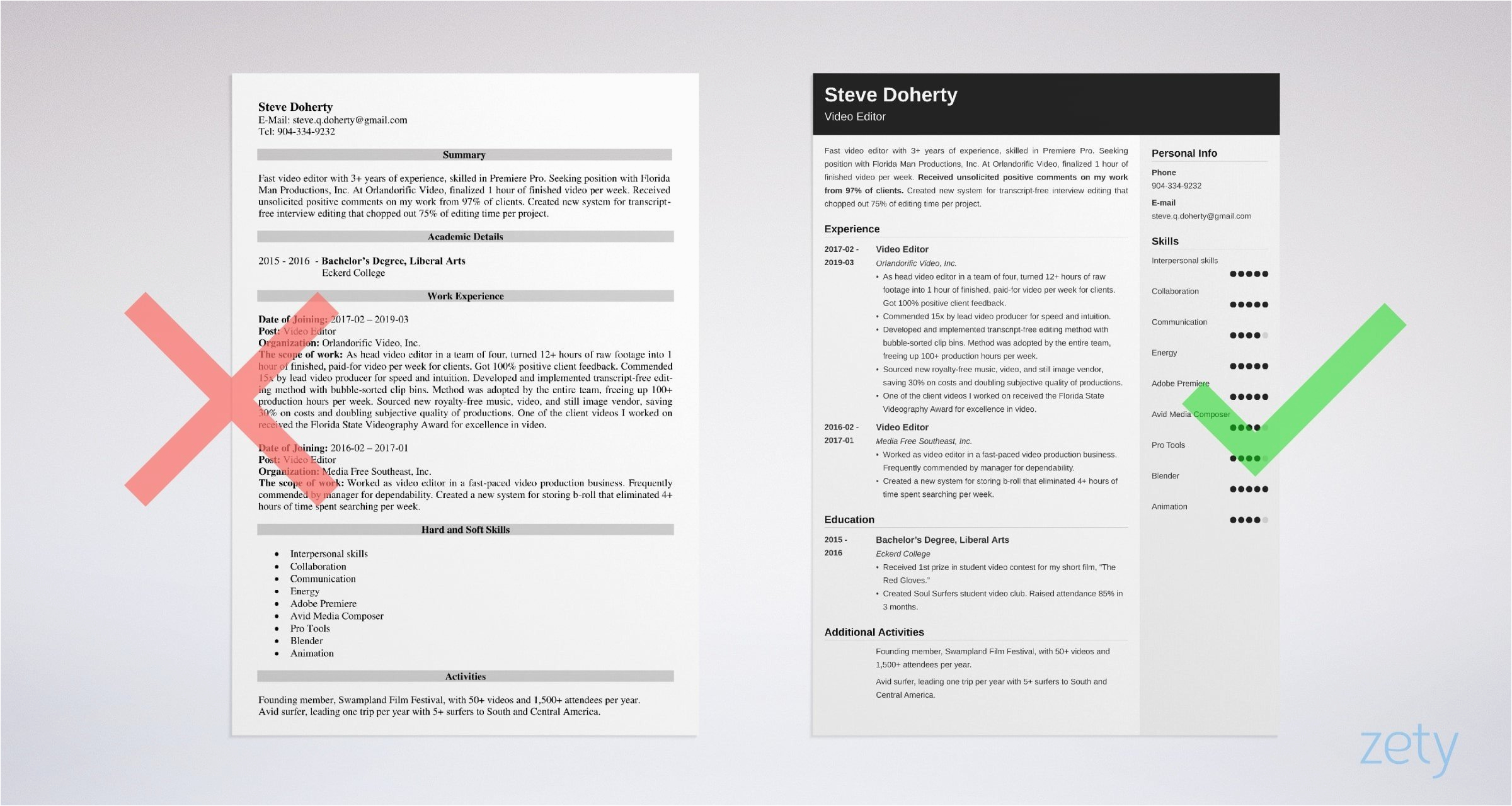Avid assistant Video Editor Resume Samples Video Editor Resume Example Template & Guide