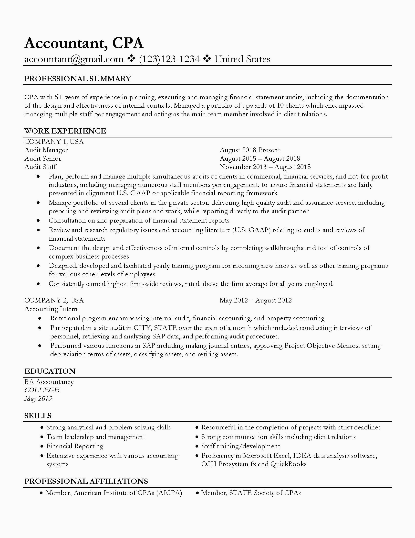 Big 4 Public Accounting Resume Sample How Much Does A Cpa Make Reddit Whtoda