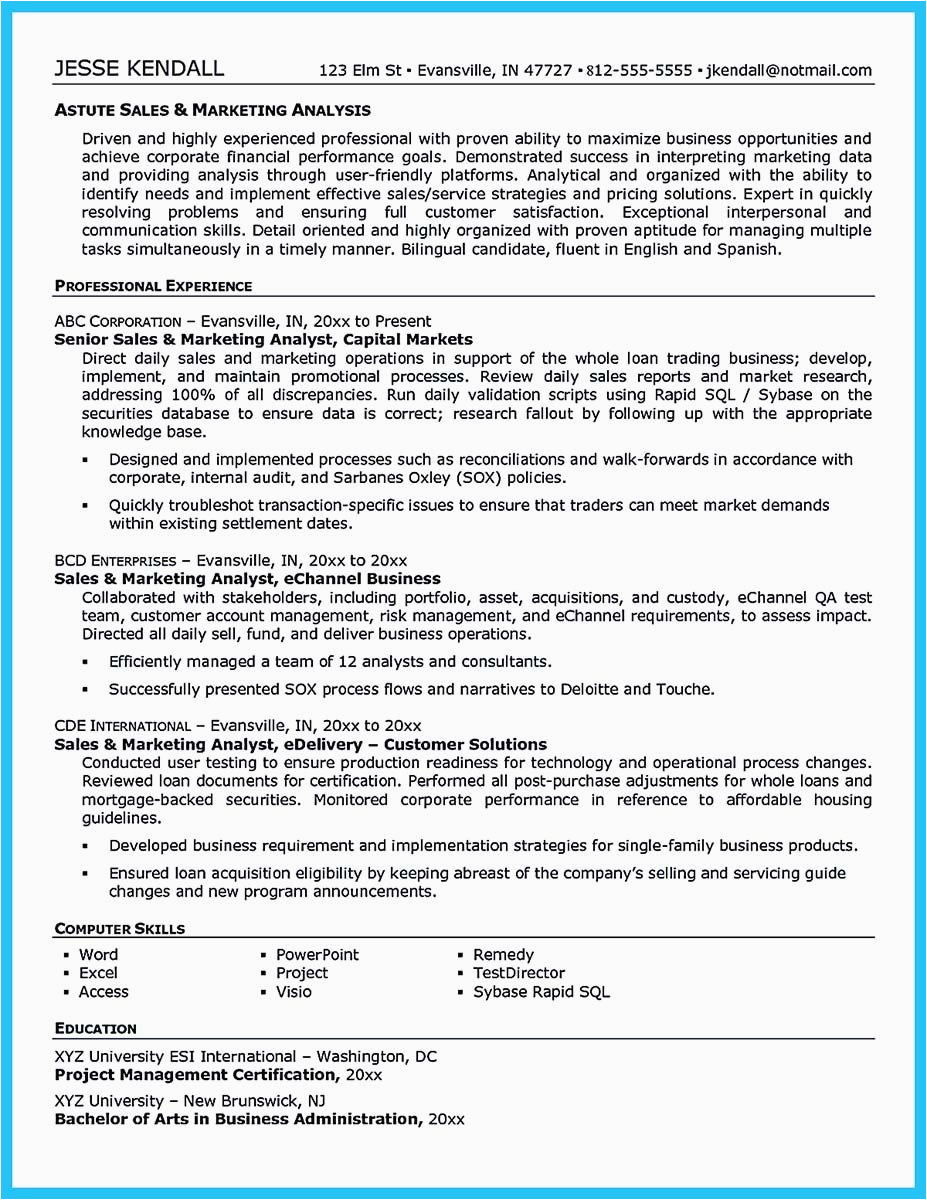 Big Data Business Analyst Sample Resumes Cool High Quality Data Analyst Resume Sample From Professionals