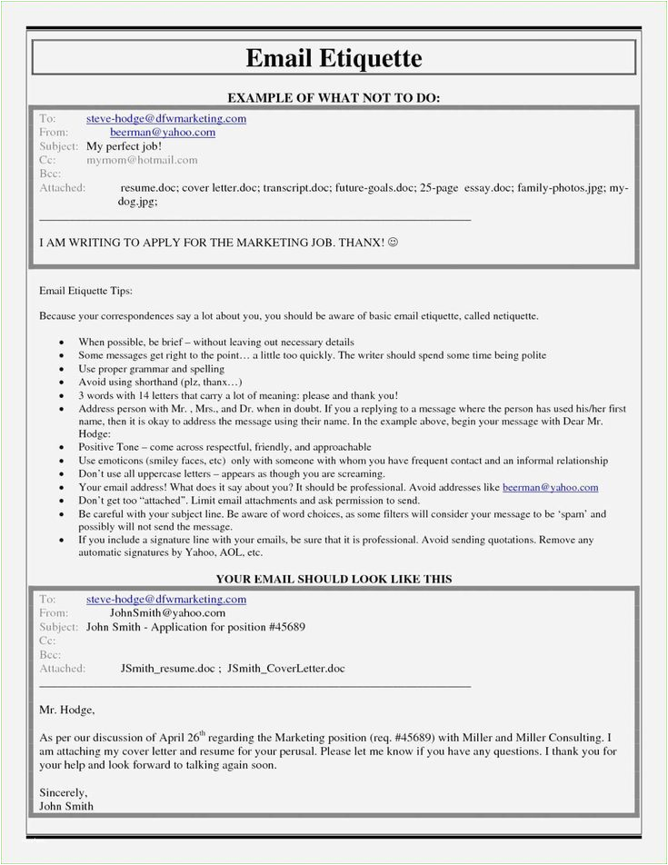 Contact and Email In Resume Sample 19 Breathtaking Email Template for Sending Resume for 2020