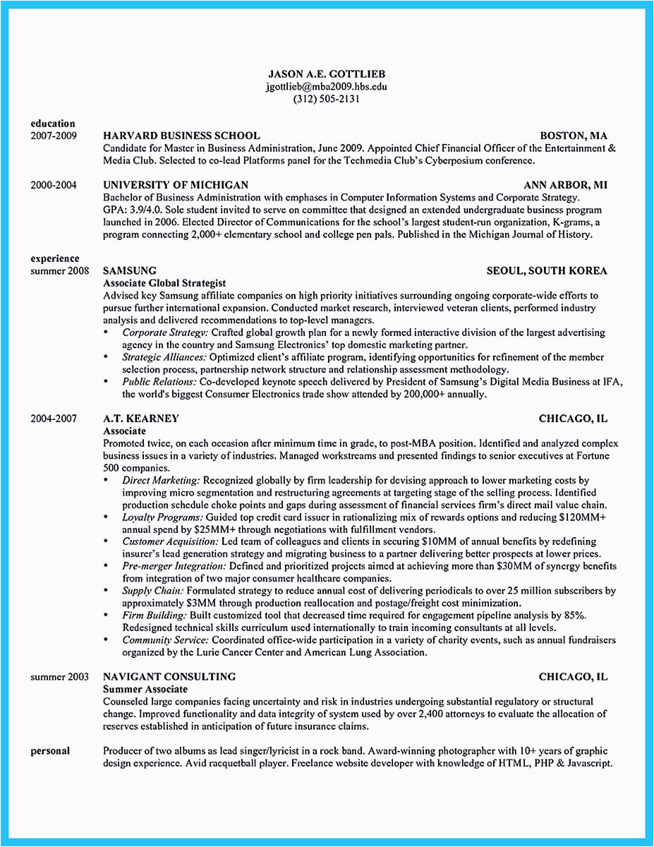 Cox School Of Business Resume Template Special Guides for Those Really Desire Best Business