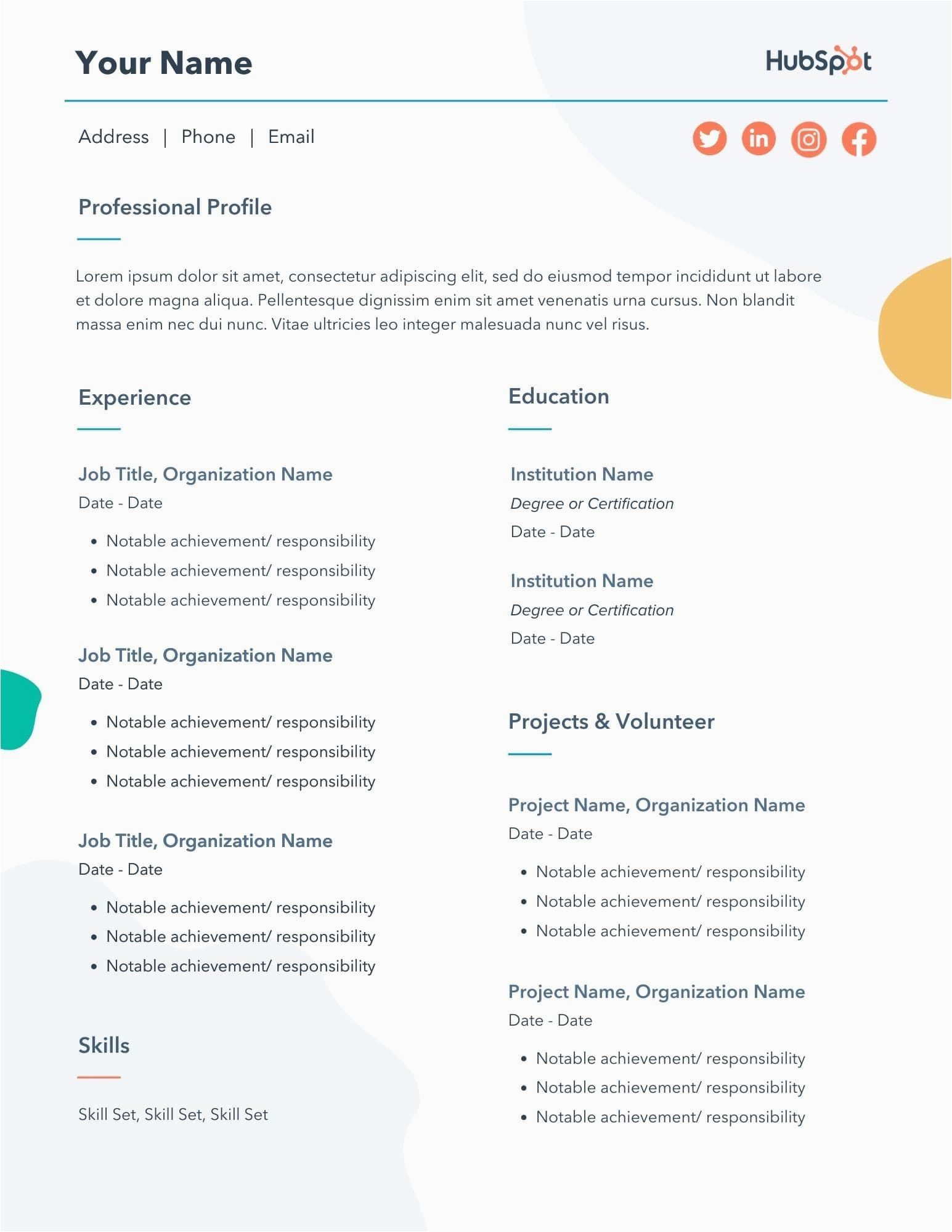 Create Your Own Resume Template Free 29 Free Resume Templates for Microsoft Word & How to Make