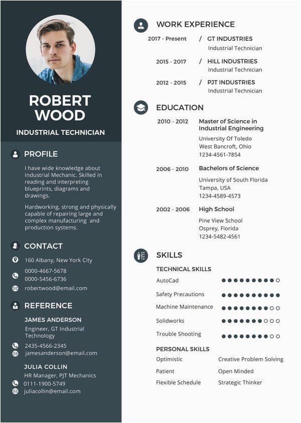 Create Your Resume Using General Templates Technician Resume Template 8 Free Word Pdf Documents