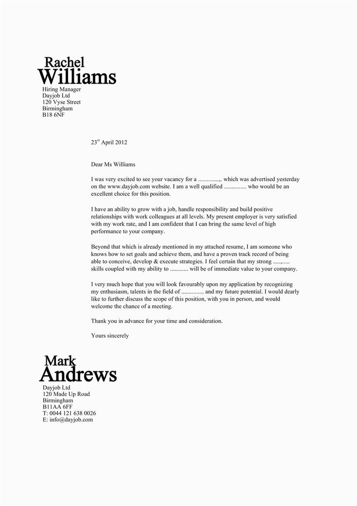 Effective Cover Letter Samples for Resume 25 Best Cover Letters