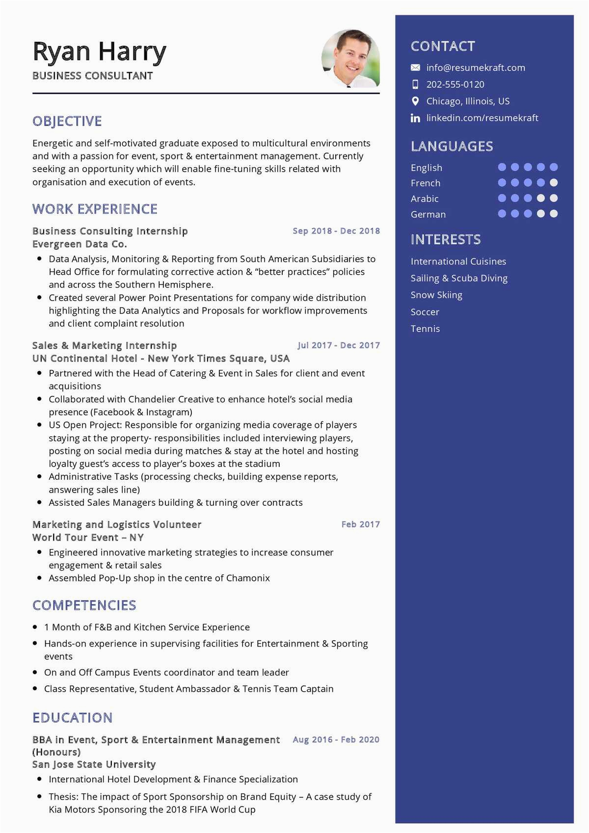 Experienced Phd Sample Resume for Consulting Business Consultant Resume Example 2022