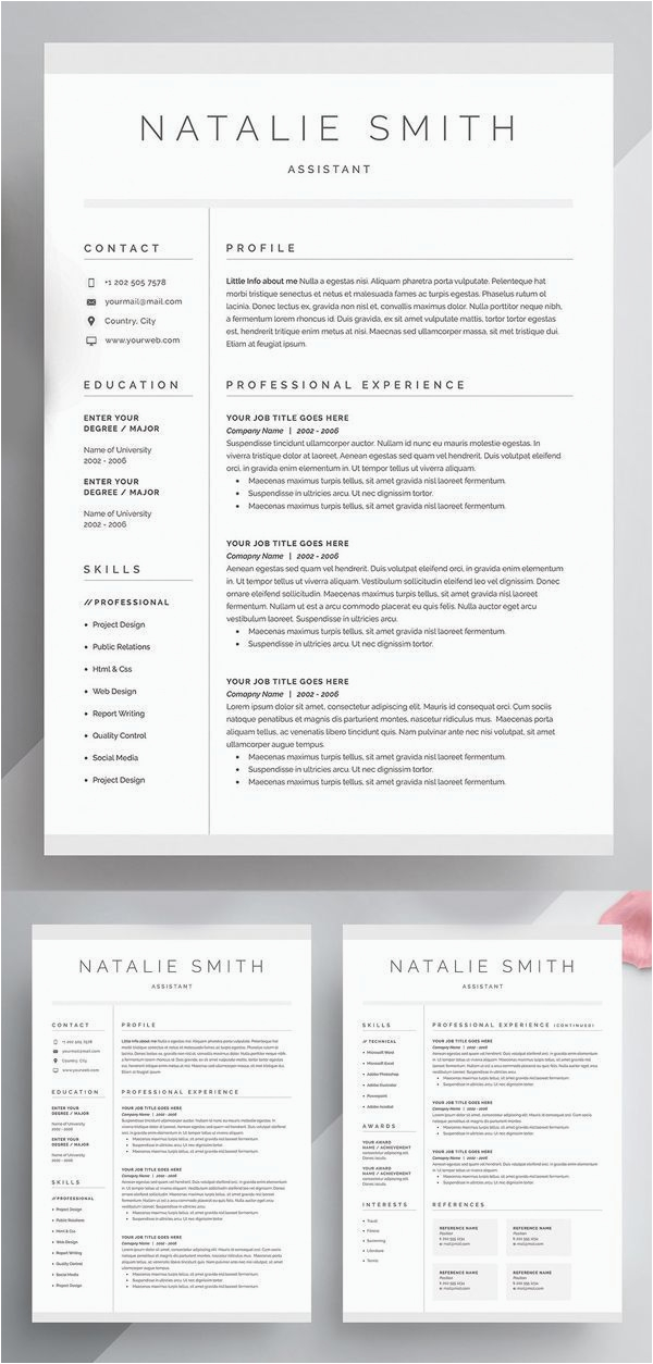 Free Creative Resume and Cover Letter Template Creative Resume & Cover Letter Template