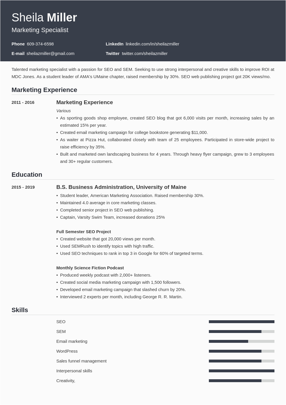 I Need to See A Sample Resume University Student Cv Template—20 Writing Tips & Samples