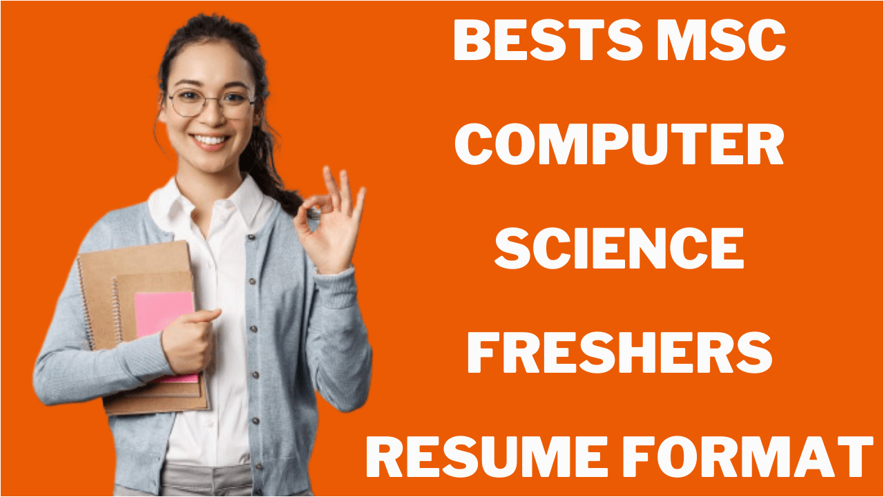 Msc Computer Science Fresher Resume Sample Bests Msc Puter Science Freshers Resume format Line Trendzs