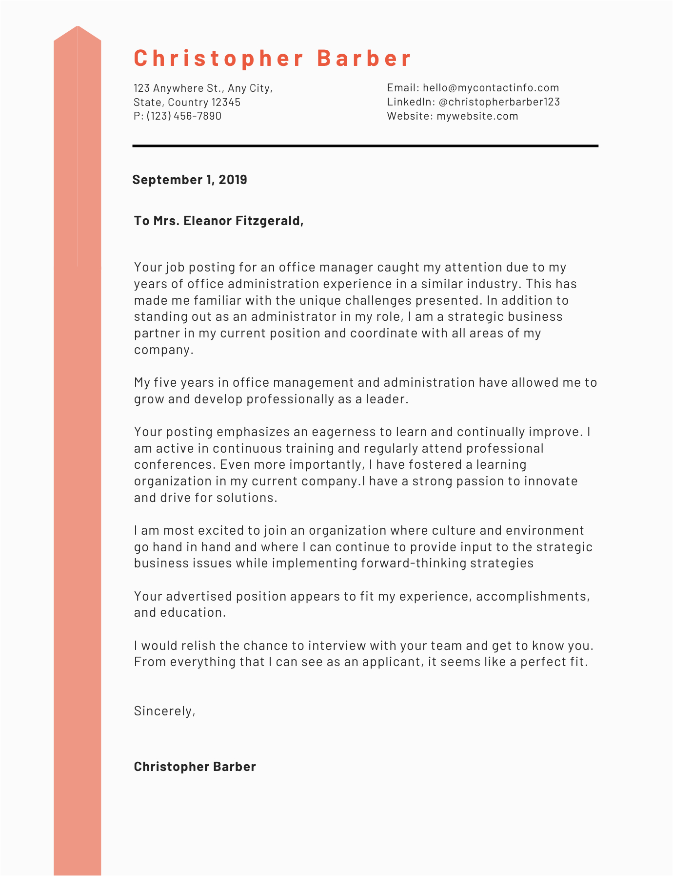Office Management Resume Cover Letter Sample Fice Manager Resume and Cover Letter Tips Examples