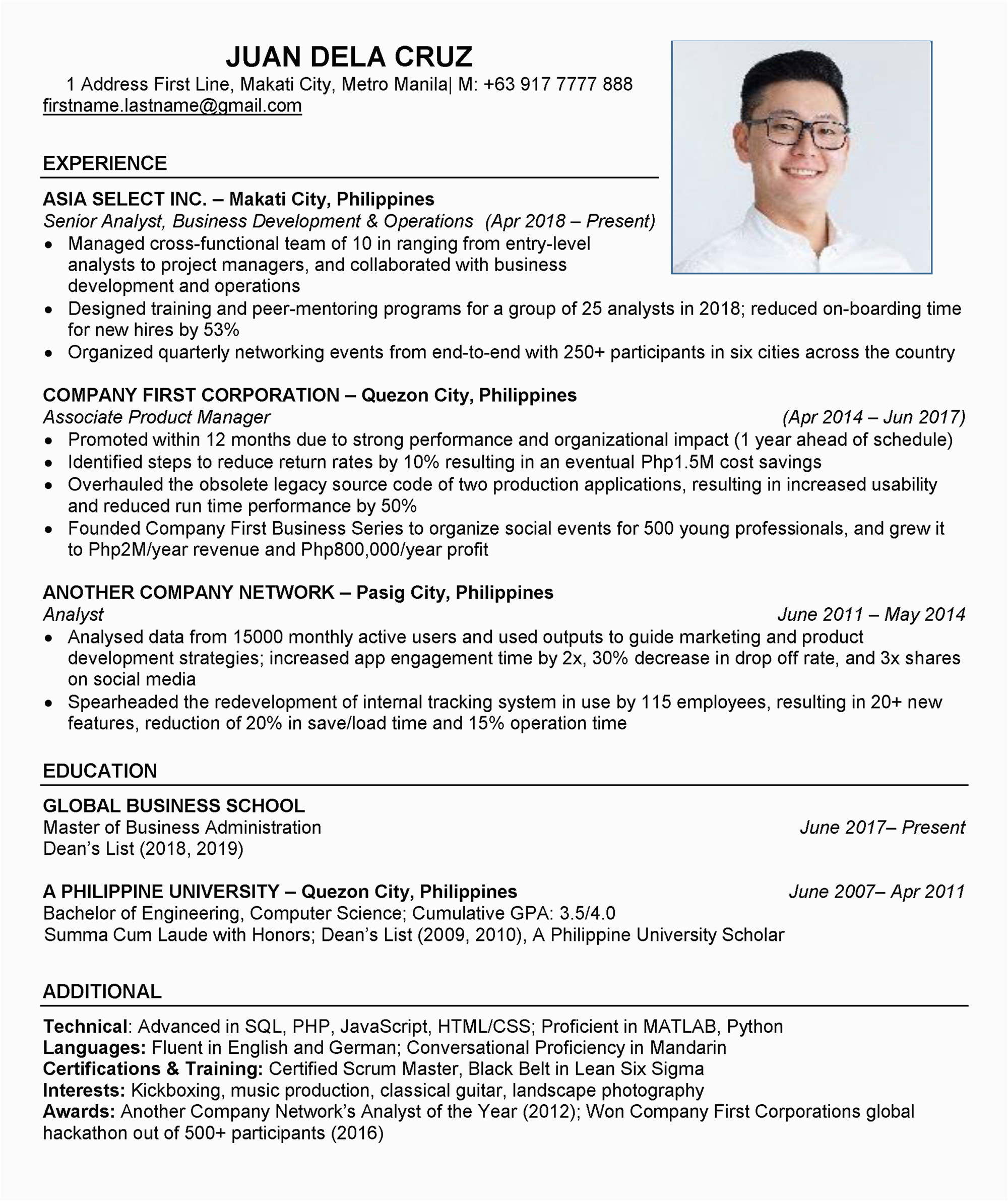 Possess A Meticulous Eye Sample Resume How to Make A Pro Resume Based ats format