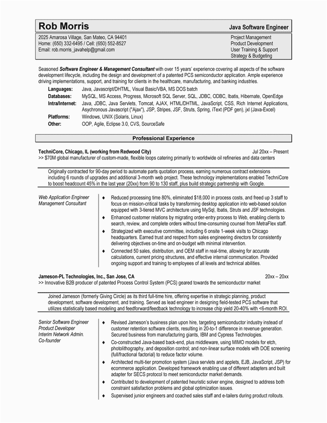 Resume Sample Continued From Previous Page software Engineer Resume Template Microsoft Word – Planner Template Free