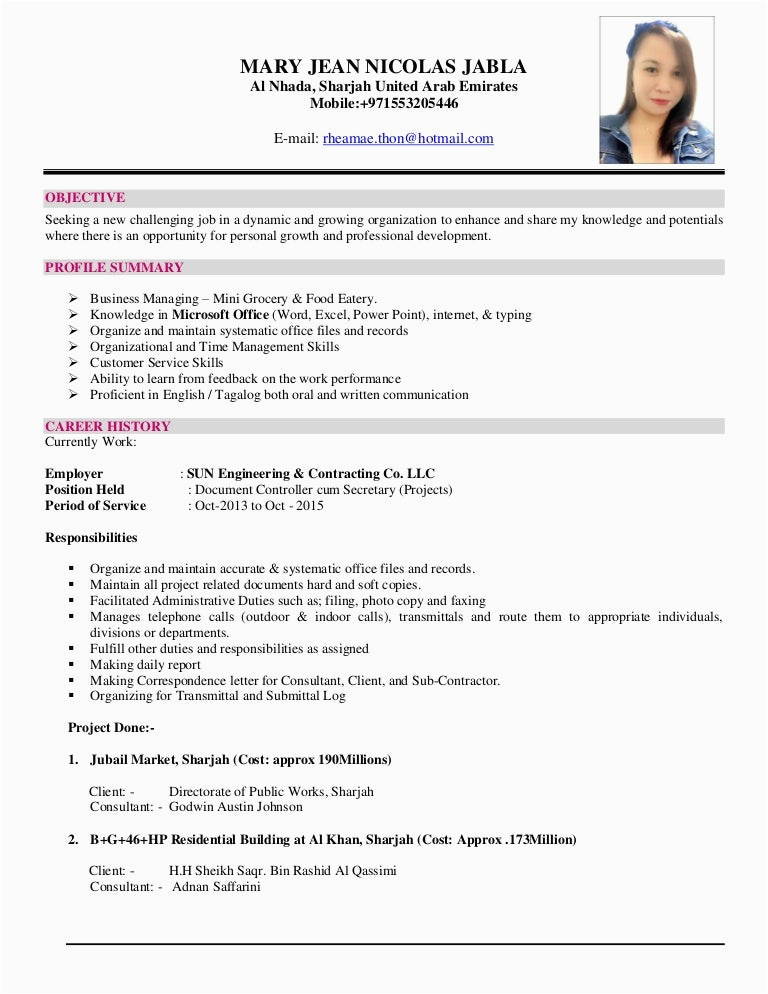 Resume Sample for Ojt Applicant Marketing Management Sample Resume Objective for Ojt tourism Students Sample Resume for