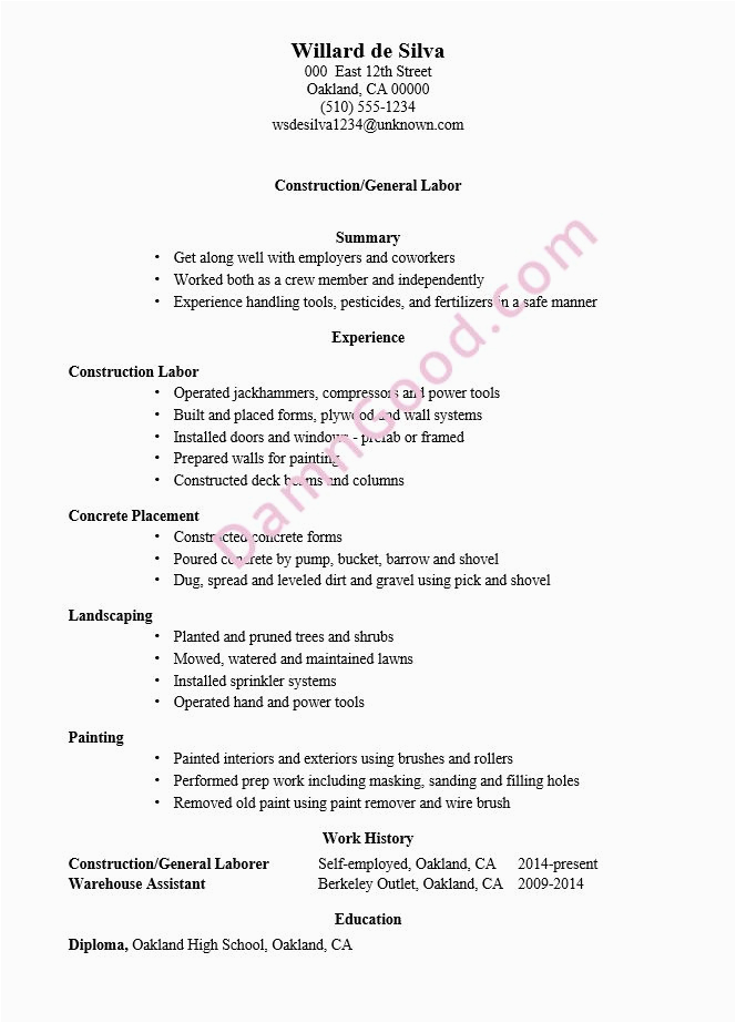 Resume Sample with No Experience Qualifications Resume with No Education Sample High School Resume with No Work