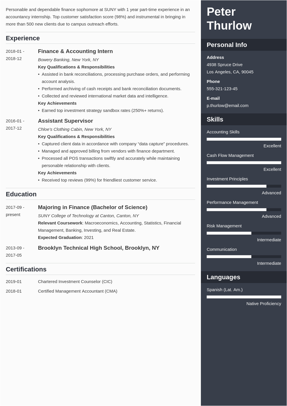 Resume Template for Internship Free Download Resume for Internship Template & Guide 20 Examples