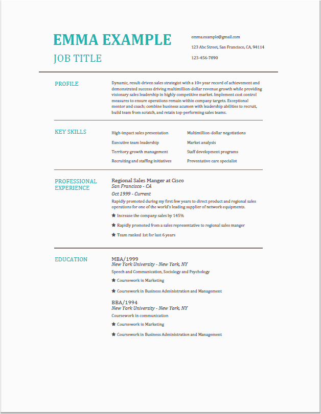 Resume Template for someone without Work Experience Resume format for No Job Experience
