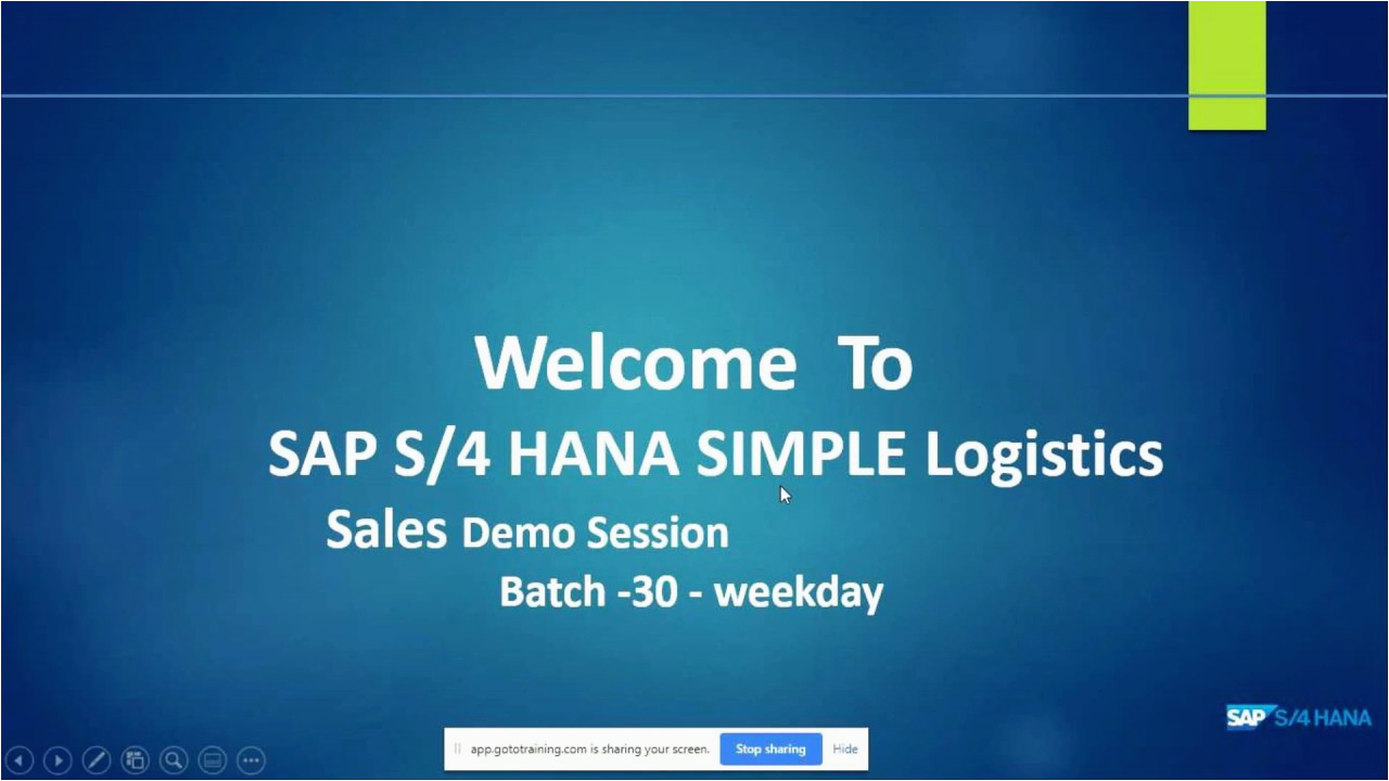 S4 Hana Simple Logistics Sample Resume Sap S4 Hana Simple Logistics Demo Conducted by Chandra