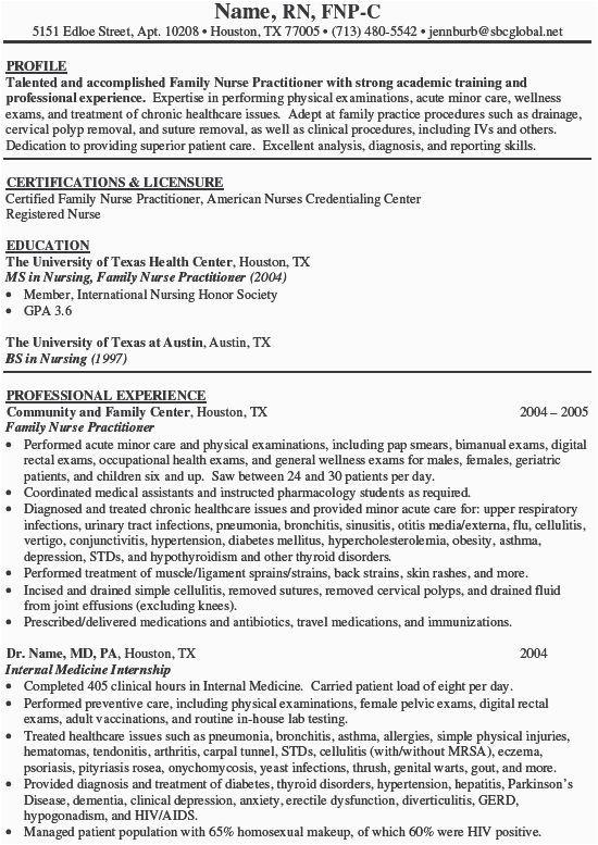 Sample for Healthcare Resume Summary Statement Pin Page