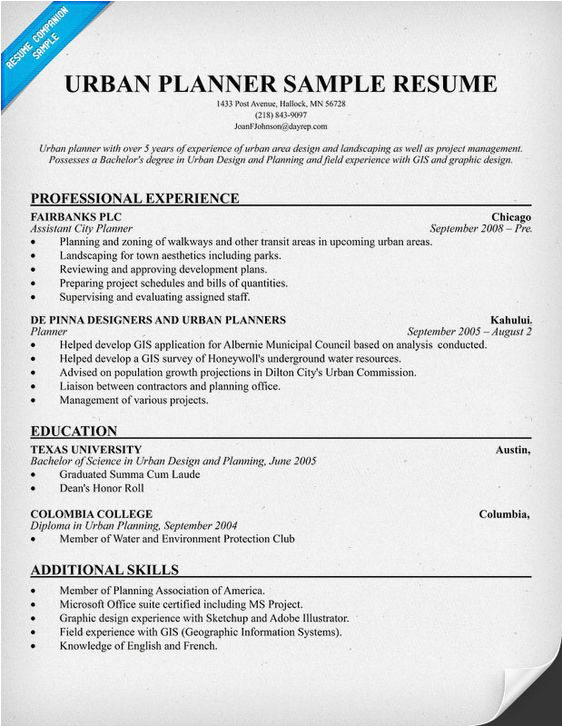 Sample Objective Statement for Sustainable Building Grad Resume Urban Planner Resume Resume Panion Architecture