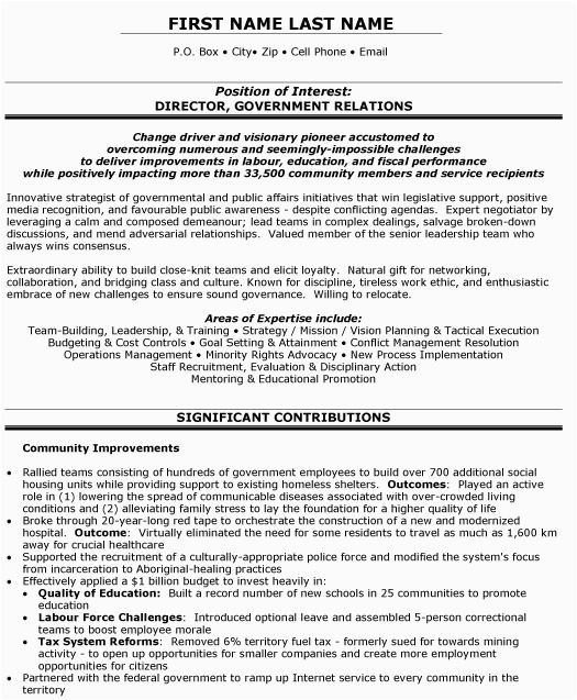 Sample Of Resume for Government Positions 2023 top Government Resume Templates & Samples