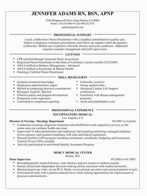 Sample Professional Summary On Resume for Nurse Experienced Nursing Resume Template Samples with Professional Summary