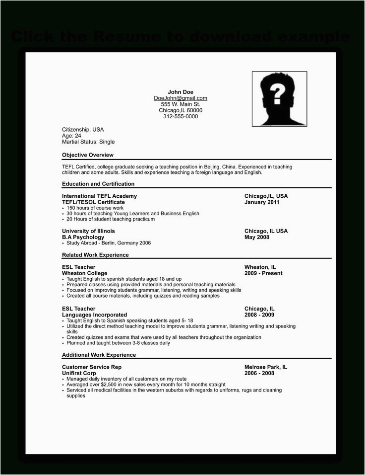Sample Resume for College Instructor Philippines Example Of Resume for Job Application In Philippines Sample Resume I