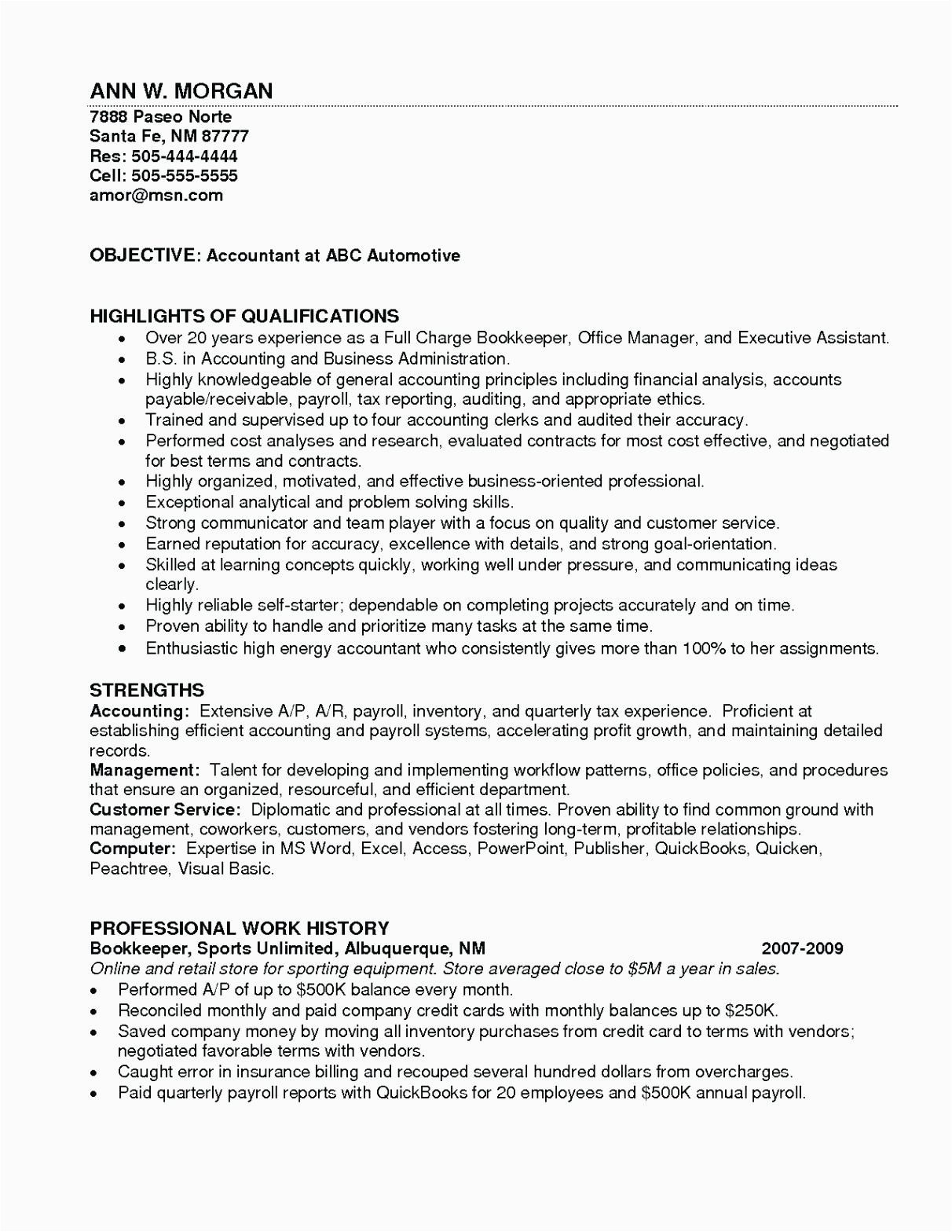 Sample Resume for Entry Level Bookkeeper Bookkeeping Resume Samples Entry Level Accounting Sample to Bookkeeping