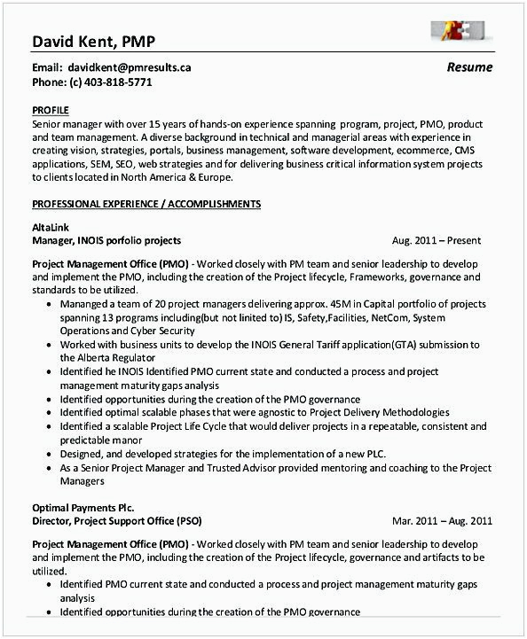 Sample Resume for Fresh Graduate In Project Management Project Management Resume Entry Level Entry Level Project Manager