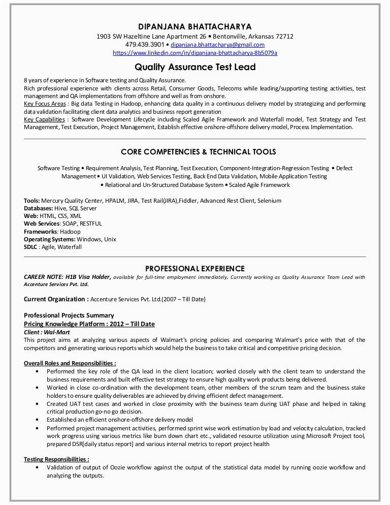 Sample Resume for Fresh Graduate In United States H1b Resume Sample April 2021