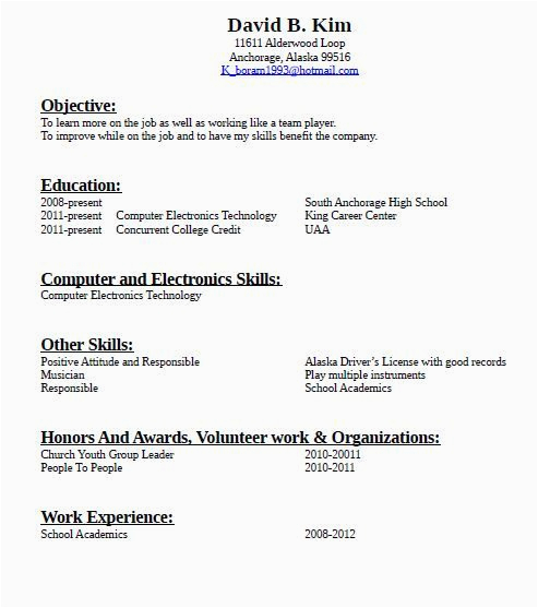 Sample Resume for Teens that Have Not Worked before How to Make A Resume with No Work Experience Template First Resume