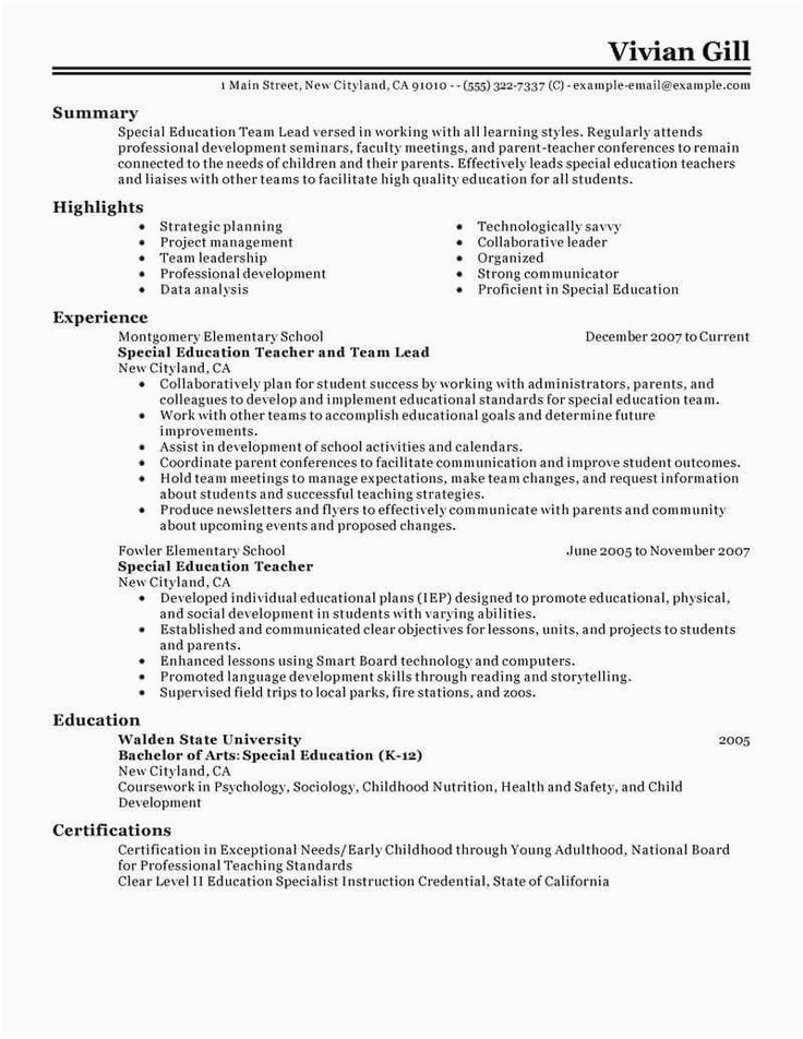 Sample Resume Objective for Leadership Position Pin On Resume Templates