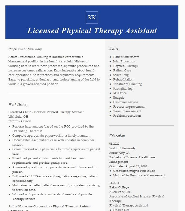 Sample Resume Physical therapy Office Manager Physical therapy Administrative assistant Resume Example Pany Name