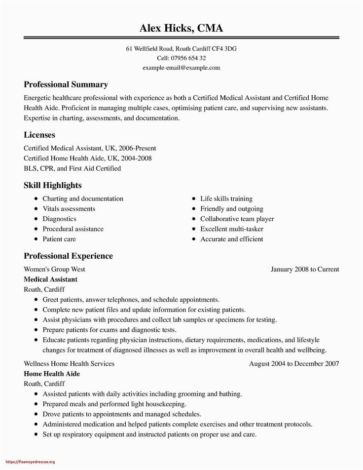 Sample Resume Physician assistant New Graduate Physician assistant Resume New Grad Unique Physician assistant Resume