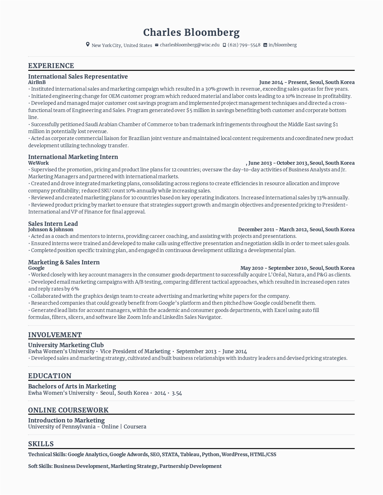 Sample Resume to Get Past ats 15 Of the Best ats Resume Examples In 2021 Rezi
